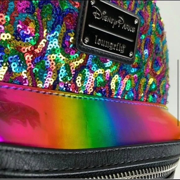 Disney Loungefly 🌈 Sequined Mini Backpack